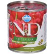 farmina n&d dog quinoa skin & coat duck coconut 285 g mangime