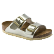 birkenstock scarpa junior slide arizona birko-flor oro metallizzato 1