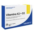 vitamina k2 + d3, 30 capsule