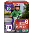 libero up&go pannolini taglia 6 - confezione da 18 pannolini pull-up 13-20kg