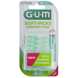gum soft-picks comfort flex cool mint regular scovolini 40 pezzi - pulizia interdentale facile e rin