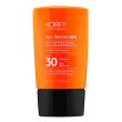 korff sun secret air fluido protettivo spf30 - solare anti-età ultra leggero per il viso - 50 ml