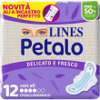 lines petalo con ultra ali - assorbente filtrante delicato e traspirante - 12pz