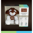 fiocchi di riso caldo peluche cofanetto detergente corpo e sapone non sapone