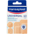 hansaplast cerotti universal, impermeabili e traspiranti per tutte le ferite, 40 pezzi in 4 formati