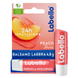 labello peach shine 4.8 g, burrocacao labbra colorato e idratante all'aroma di pesca