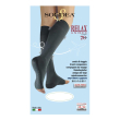 calze a compressione graduata relax 70 denari blu azure taglia extra large per il benessere delle ga