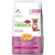trainer natural per gatti kitten con pollo busta 300 g novita' mirtil...