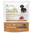 trainer sensitive agnello mini adult - alimento completo per cani adulti di taglia mini 800 gr