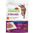 trainer natural per gatti sterilised con bocconcini tacchino in salsa...