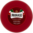 proraso ciotola rossa barbe dure 150ml.olio di sandalo e burro di karitè