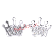 bjt705 orecchini baby crown stainless steel