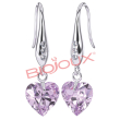 bjt721 orecchini boreal heart stainless steel