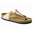 birkenstock - gizeh infradito in birko flor gold 38