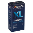 control profilattico new nature 2,0 xl 12 pezzi - preservativo extra large per comfort e sicurezza