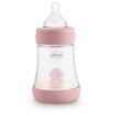 chicco biberon perfect 5 girl 150 ml in silicone 1 foro