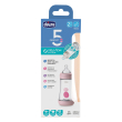 chicco biberon perfect 5 girl 240 ml in silicone 2 fori