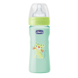 chicco biberon well being colorato in polipropilene unisex d a 250 ml medium silicone