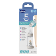 chicco biberon perfect 5 unisex 240 ml in silicone 2 fori