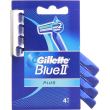 gillette rasoio da barba usa e getta blu ii plus - 4 lamette