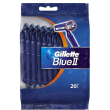 gillette blue ii rasoi usa&getta standard 20 pezzi - rasoi di alta qualità per una rasatura pratica