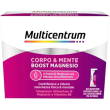 multicentrum corpo & mente, boost magnesio integratore adulto, 30 bustine | con 3 fonti di magnesio,