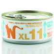 xl 11 tonno merluzzo e riso integrale - alimento complementare per gatti adulti 170 gr