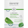 lavera maschera schiarente in tessuto con acido salicilico naturale e menta bio - 1 pz.