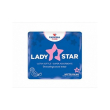 assorbenti esterni ladystar 100%cotone bio notte ali 10 pezzi