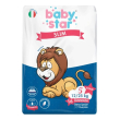babystar pannolini slim taglia 5 junior 12–25 kg, 16 pezzi