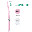 curasept proxi angle prevention scovolini p07 rosa 0,7mm (5 pz)