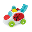 baby clementoni - soft clemmy ,  macchinina con 8 mattoncini morbidi