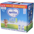mellin latte crescita 3 da 1 a 2 anni 6x1000 ml soluzione orale
