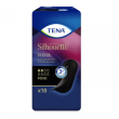 assorbente nero incontinenza leggera tena silhouette noir mini 18 pezzi