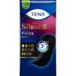 tena silhouette noir mini &ndash; assorbenti neri per incontinenza leggera - 18 pezzi