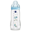 mam - easy active biberon in plastica 4m+ azzurro confezione 330 ml