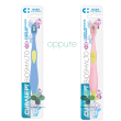 curasept biosmalto spazzolino bimbi morbidissimo per bambini 0-3 anni + cappuccio azzurro o rosa (1