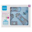 mam set benvenuto al mondo maschio 3 biberon + 1 clip succhietto