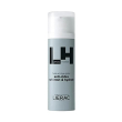 lierac homme fluido anti rughe idratante tonificante viso e contorno occhi da uomo, con acido ialuro