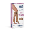 sauber charme - gambaletto punta aperta 140 den (18-22 mmhg) - taglia 4 beige