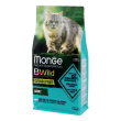 monge bwild merluzzo con patate e lenticchie grain free adult cat, 1,5 kg
