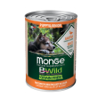 monge cane bwild grain free gravy (in salsa) puppy/junior anatra 400gr (lattina)