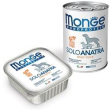 monge dog solo anatra 400gr lattina
