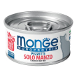 monge gatto monoproteico solo manzo 80gr (lattina)