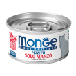 monge gatto monoproteico solo manzo 80gr (lattina)