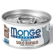 monge cat monoproteico solo bufalo 80gr sfilaccetti