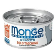 monge cat monoproteico solo tacchino 80gr sfilaccetti