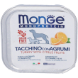 monge monoprotein tacchino con agrumi cani adulti 150 g mangime