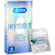 durex invisible xl profilattici extra sottili e extra large (6 pz)
