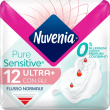 nuvenia pure sensitive - 12 assorbenti ultra+ con ali